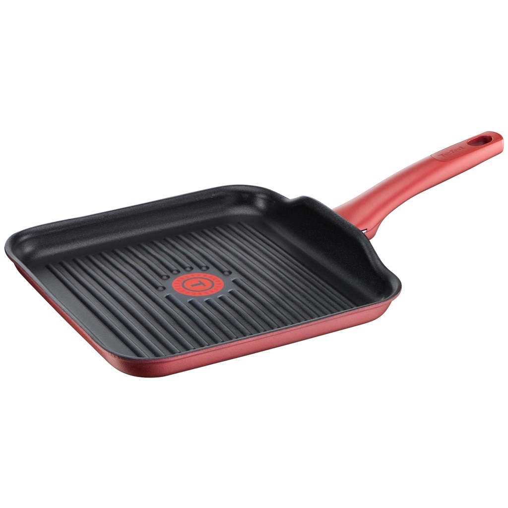 Lodge Mm Spider Tigaie Grill Tefal Character, inductie, 26x26 cm - eMAG.ro