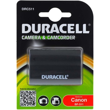 Acumulator Duracell DRC511 compatibil Canon model BP-511 Acumulator Duracell DRC511 compatibil Canon model BP-511
