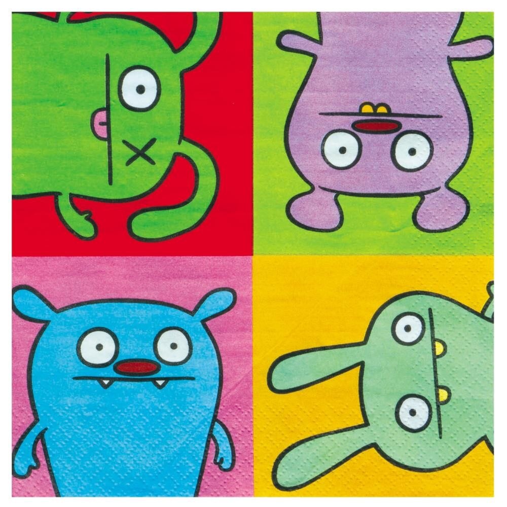Set 20 servetele cu Ugly Dolls