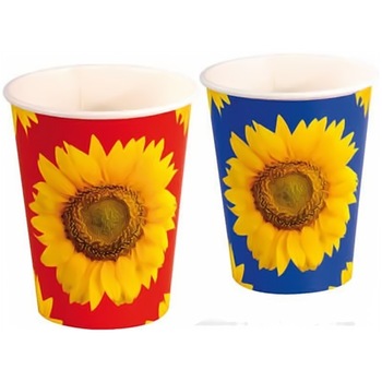 Pahare floarea soarelui, Riethmueller, 8 buc Pahare floarea soarelui, Riethmueller, 8 buc