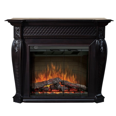 Semineu Viena wenge - cu focar electric 3D Dimplex Optiflame DF3220-EU cu sunet