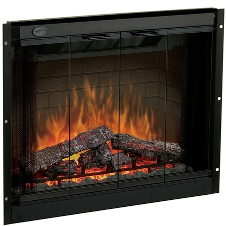 Semineu Viena wenge - cu focar electric 3D Dimplex Optiflame DF3220-EU cu sunet