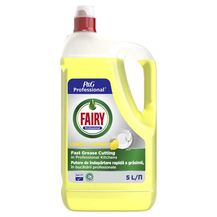 Почистващ препарат за съдове Fairy Professional Lemon, 5 л