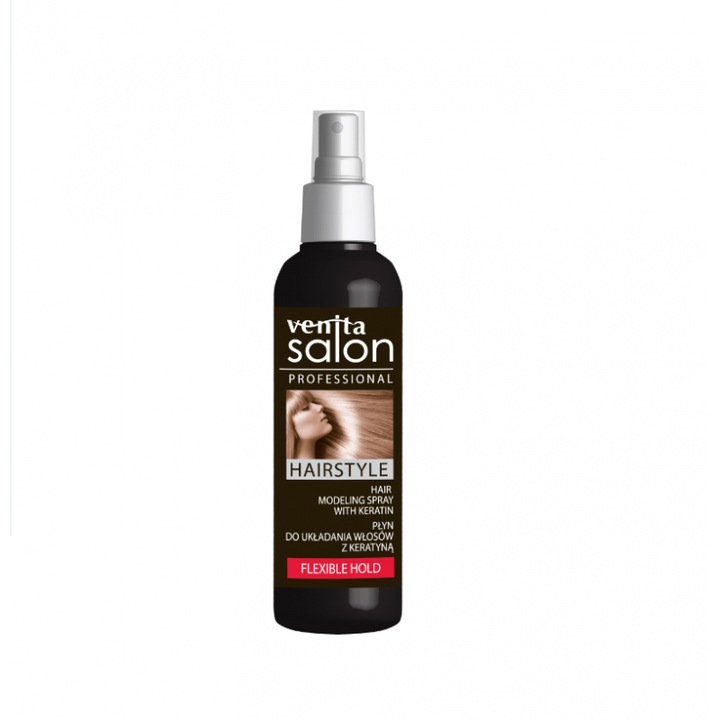 Спрей Venita Salon, Flexibile Hold, Keratina, 130 мл