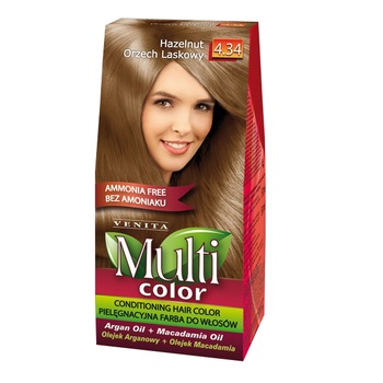 Vopsea de par Multi Color, 4.34 - Hazelnut, 50 ml Vopsea de par Multi Color, 4.34 - Hazelnut, 50 ml
