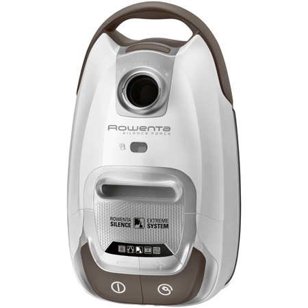 Aspirator cu sac Rowenta Silence Force 4A RO6477, 4.5 l, Tub telescopic, 750 W, HEPA, Gri
