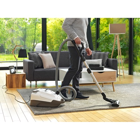 Aspirator cu sac Rowenta Silence Force 4A RO6477, 4.5 l, Tub telescopic, 750 W, HEPA, Gri