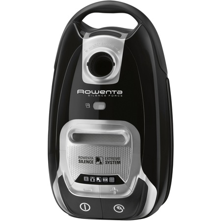 Aspirator cu sac Rowenta Silence Force 4A RO6455, 750 W, 4.5 l, Tub telescopic din metal, Filtru HEPA, Negru