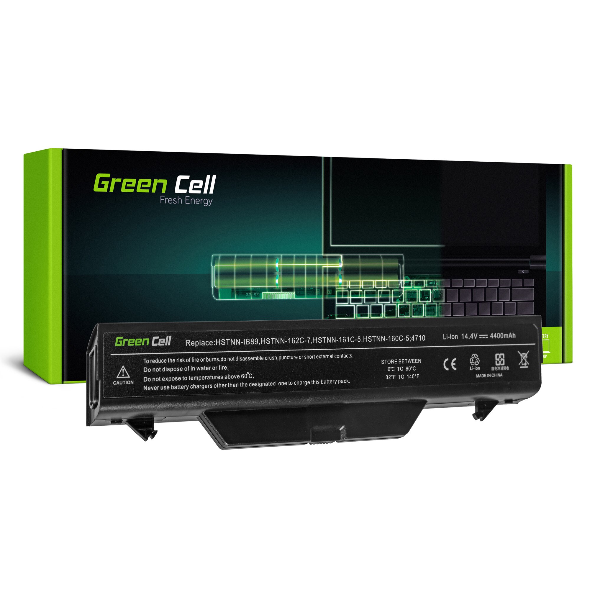 Baterie HSTNN-LB88 HSTNN-OB1D ZZ06 NBP6A156 ZZ12 pentru HP (4400mAh 14.4V) Laptop acumulator marca Green Cell®