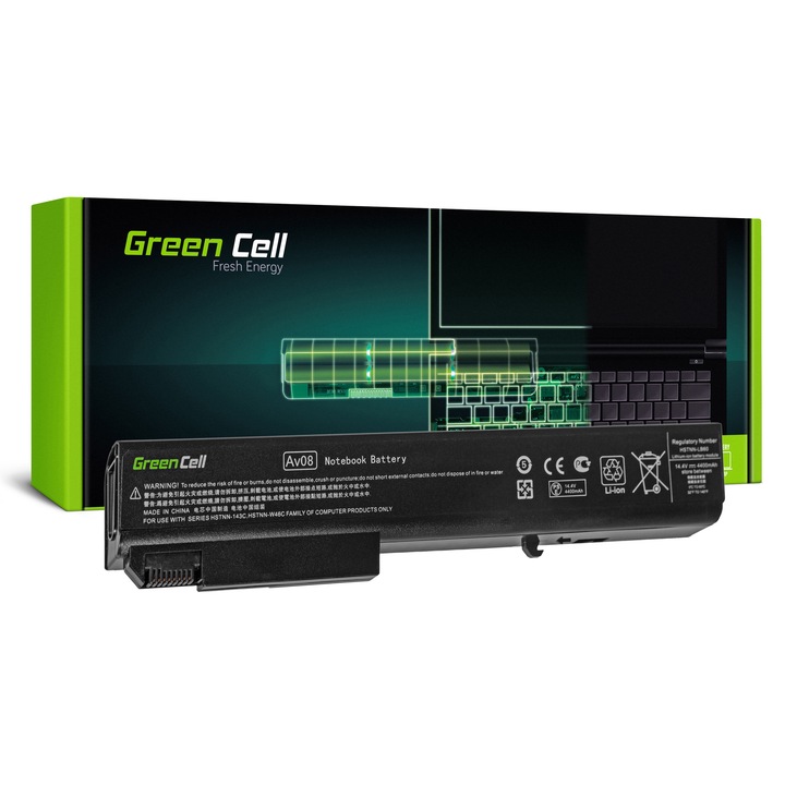Baterie laptop HSTNN-LB60 pentru HP EliteBook 8530p 8530w 8540p 8540w acumulator marca Green Cell
