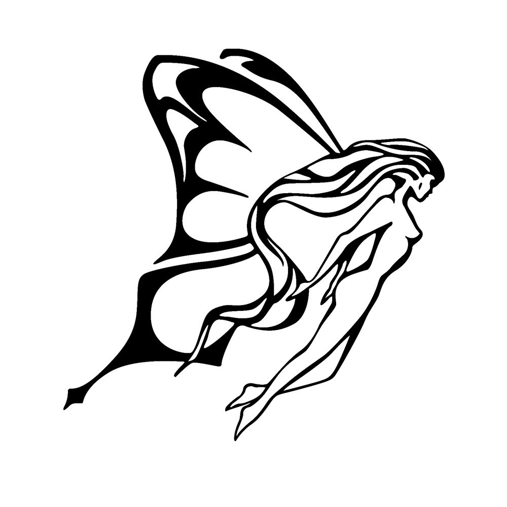 Sticker decorativ StickerStore Zana, 110x107 cm, Negru