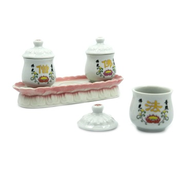 Set vase mici chinezesti Qianjin Craft pentru arderea plantelor aromatice Set vase mici chinezesti Qianjin Craft pentru arderea plantelor aromatice