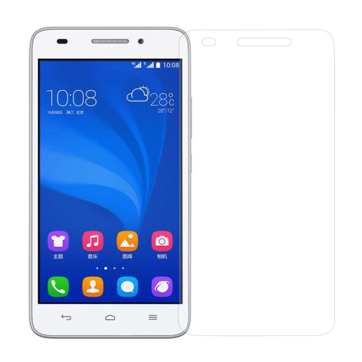 Стъклен протектор Tempered Glass за Huawei Y6 II, 2.5D, 9H, 0.33мм, Прозрачен