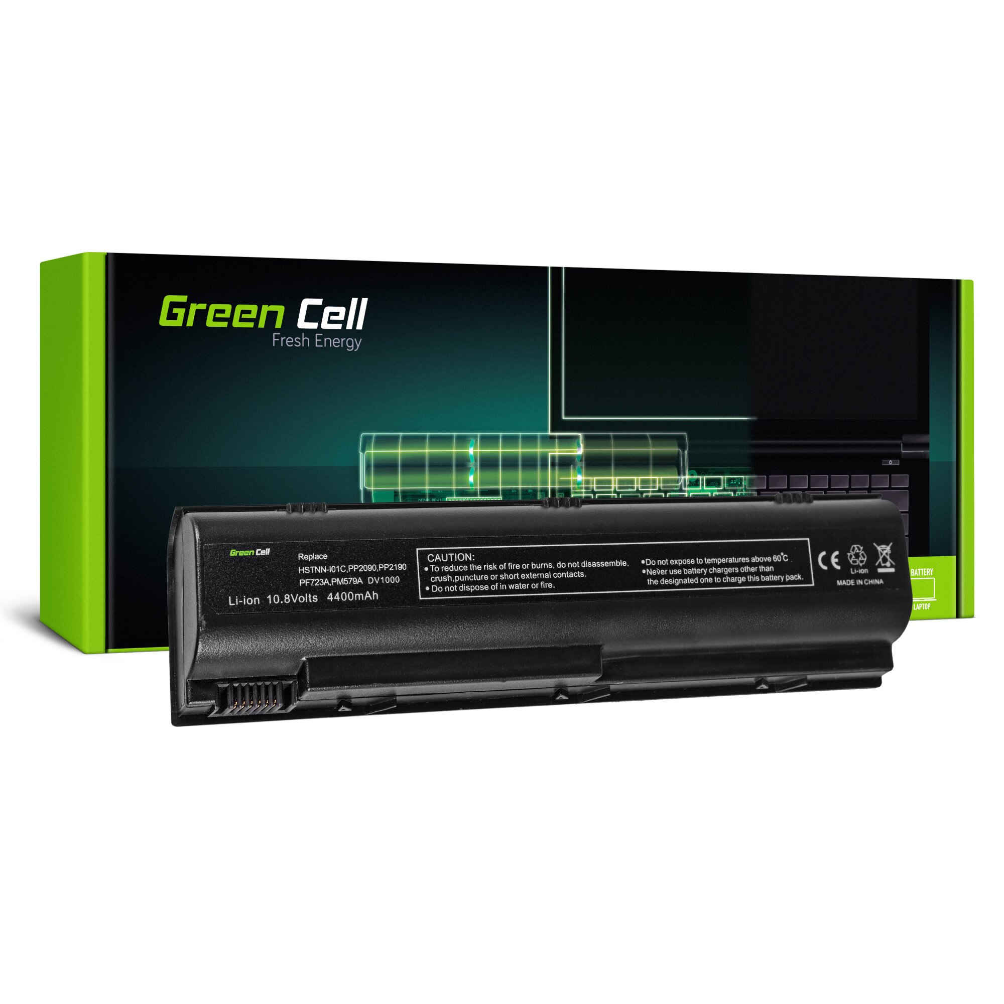 Baterie laptop HSTNN-LB09 pentru HP Pavilion DV1000 DV4000 DV5000 acumulator marca Green Cell