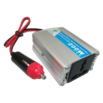 Invertor tensiune 12V-220V, putere 200 W Invertor tensiune 12V-220V, putere 200 W