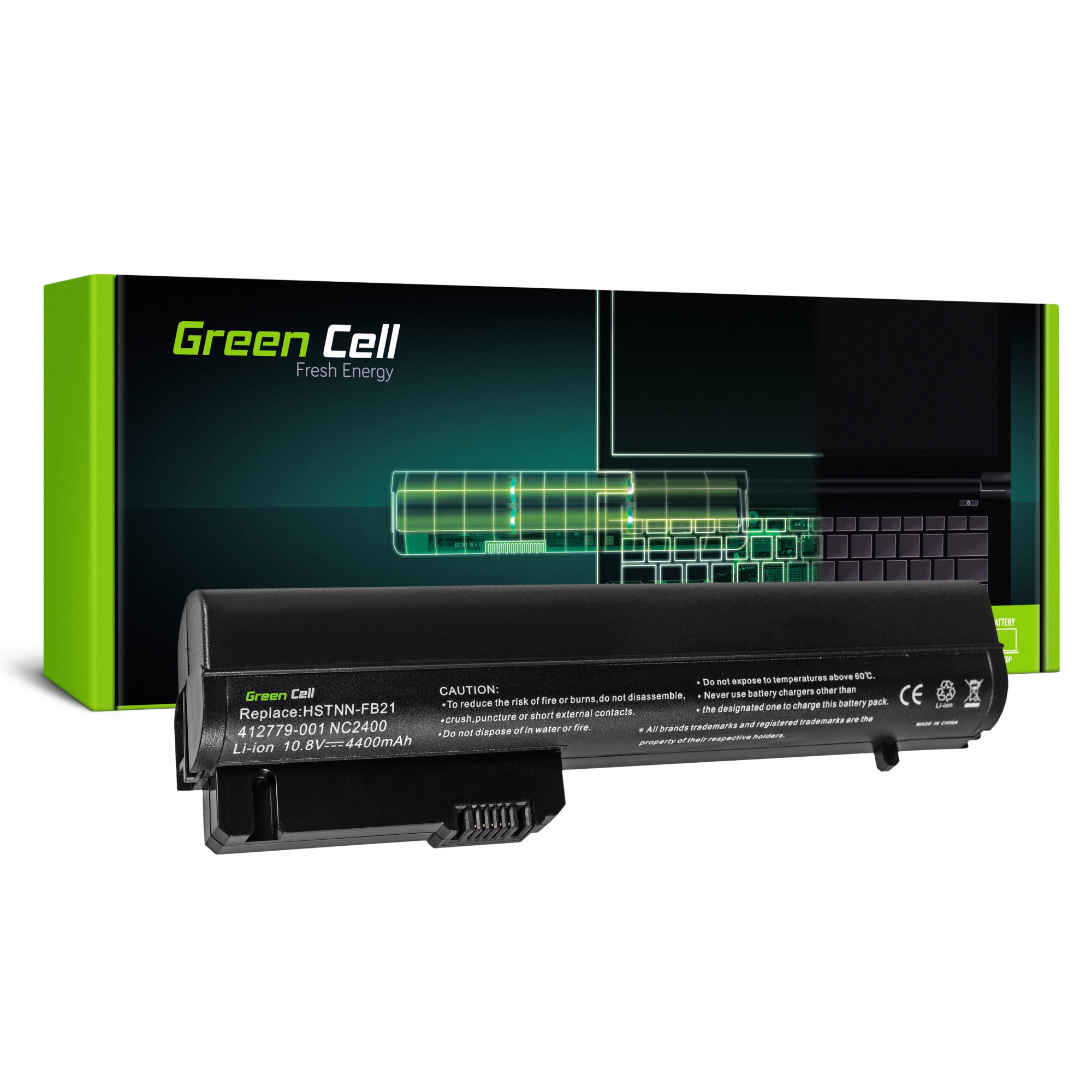 Baterie HSTNN-DB22 MS06 HSTNN-FB22 HSTNN-Q15C MS03 pentru HP (4400mAh 10.8V) Laptop acumulator marca Green Cell®