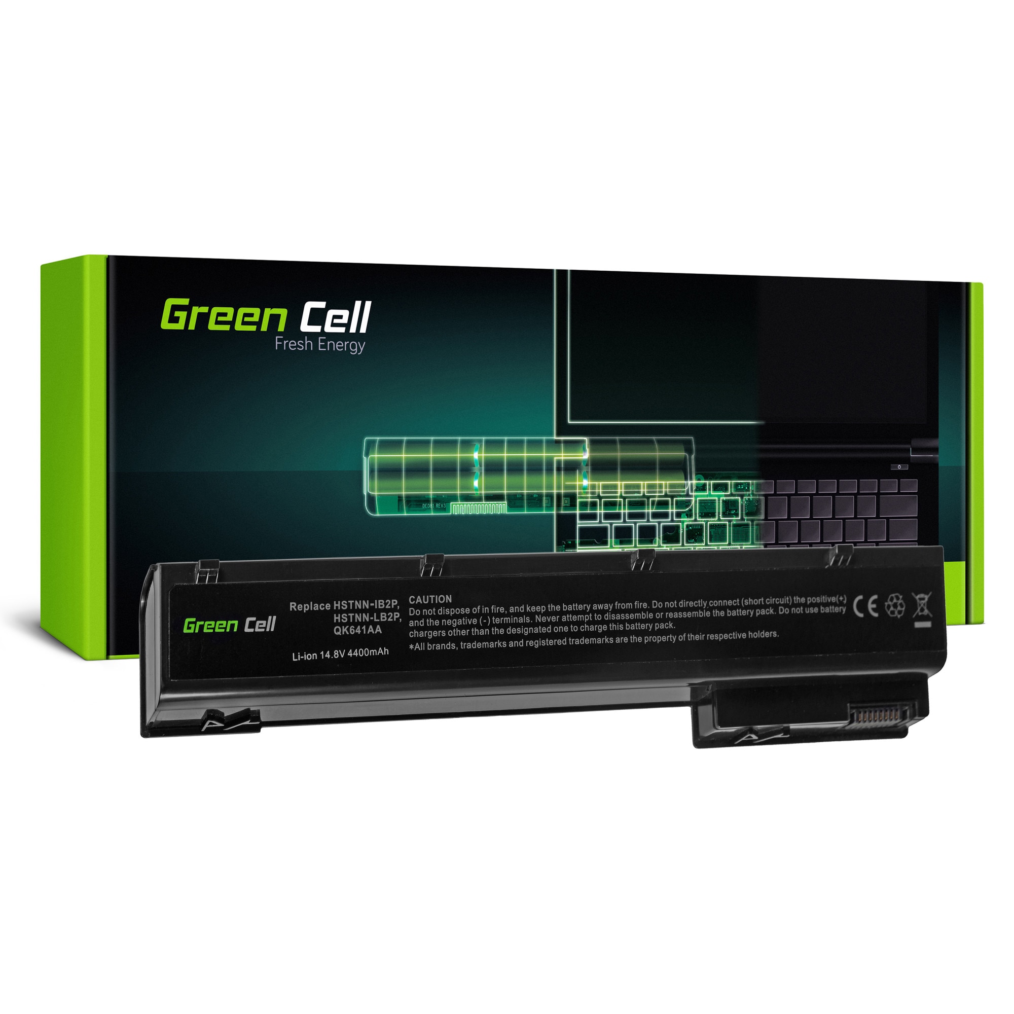 Baterie VH08 HSTNN-IB2P HSTNN-F10C HSTNN-LB2P pentru HP (4400mAh 14.8V) Laptop acumulator marca Green Cell®