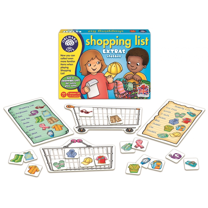 Orchard Toys Oktatási játék Bevásárlólista - A bevásárlókosaram HOE02633