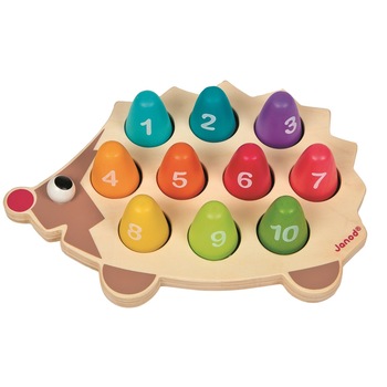 Joc Invata cifrele si culorile Janod Arici Joc Invata cifrele si culorile Janod Arici