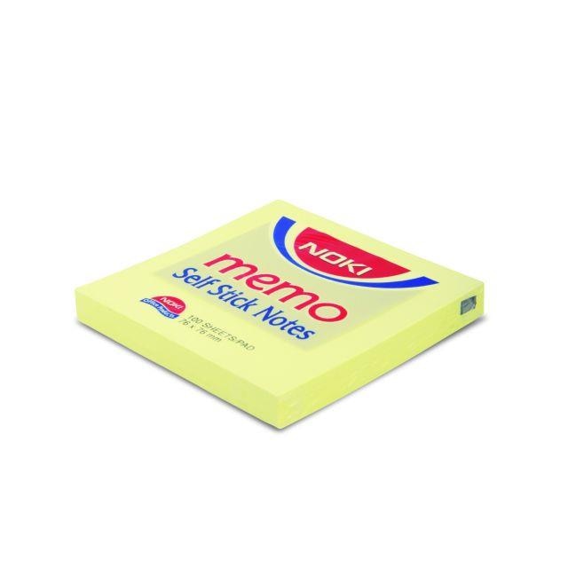 Notes Adeziv Noki, 76x76Mm, 100 File, Galben