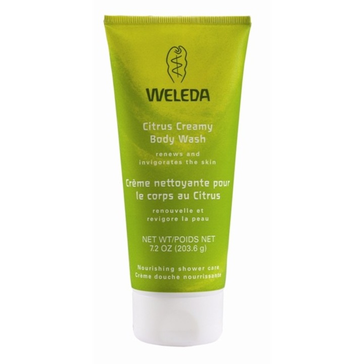 Lotiune de dus bio cu citrice Weleda, 200 ml