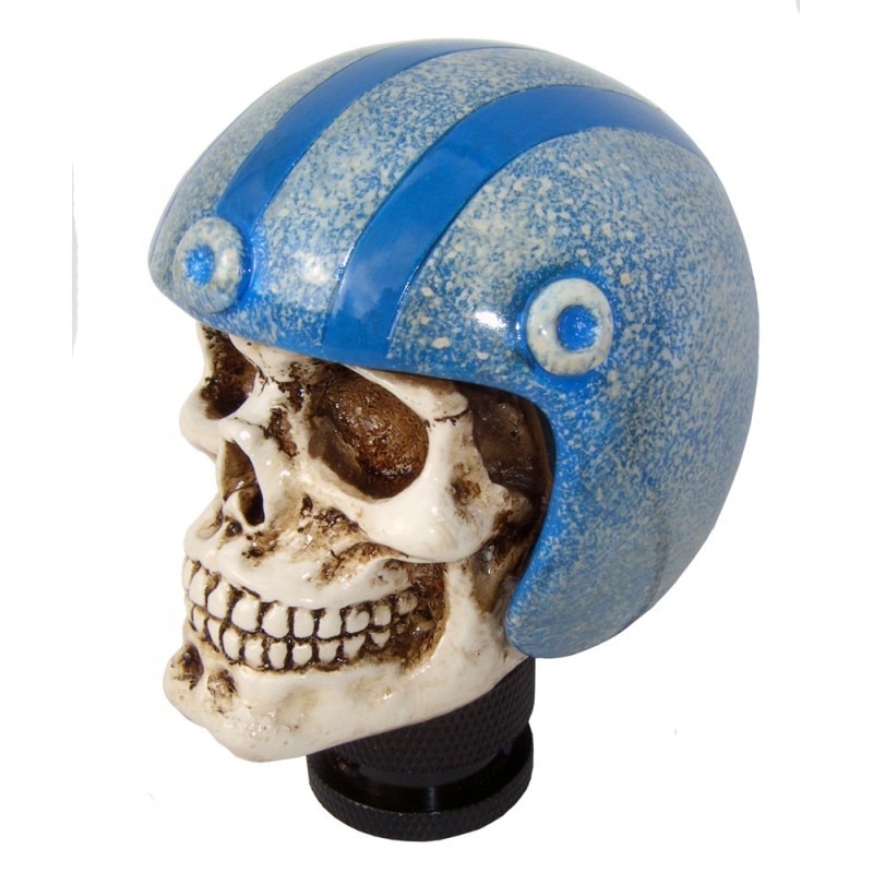 Cap schimbator viteze Simoni Racing model SKELETOR BLUE HELMET, cod SKE/B.
