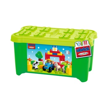 Set cuburi Ecoiffier Ferma, 52 piese Set cuburi Ecoiffier Ferma, 52 piese