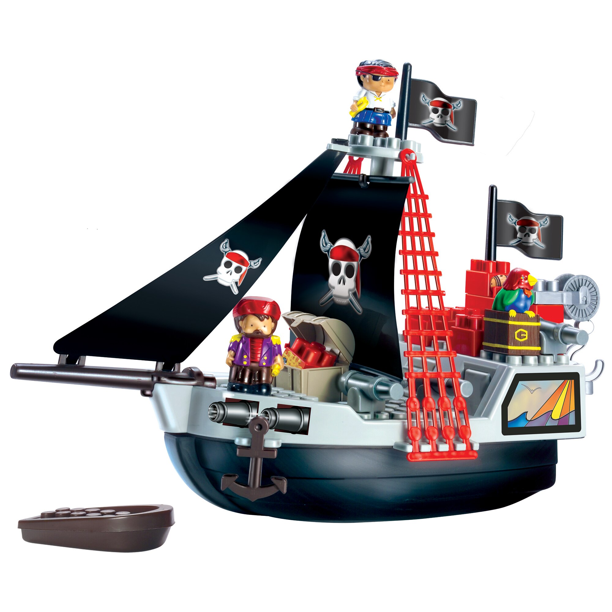 Set cuburi Ecoiffier Vasul Piratilor