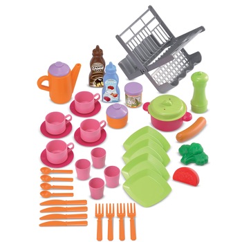 Set joaca Ecoiffier, Accesorii de bucatarie Bubble Cook, 43 Piese Set joaca Ecoiffier, Accesorii de bucatarie Bubble Cook, 43 Piese