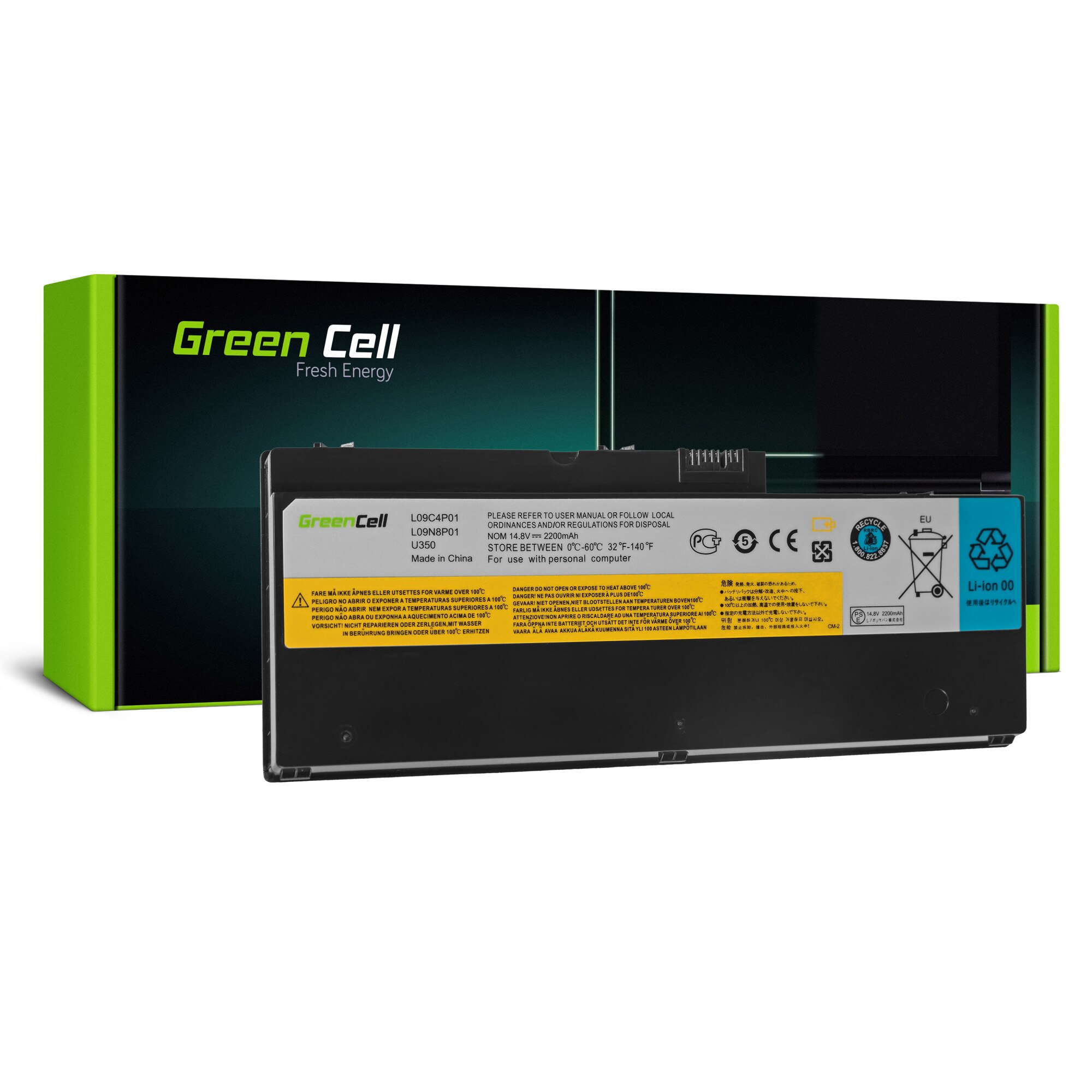 Baterie laptop L09C4P01 57Y6265 pentru Lenovo IdeaPad U350 U350W acumulator marca Green Cell