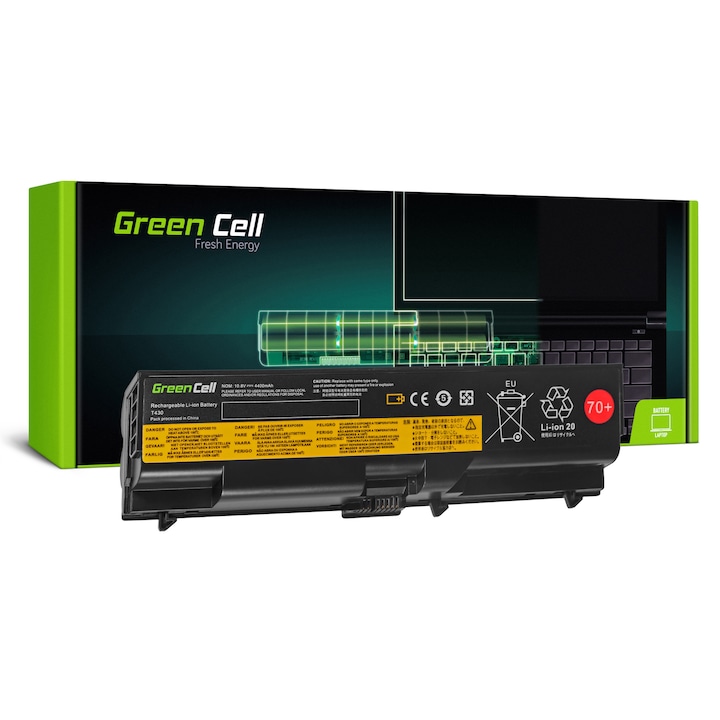 Батерия за лаптоп Green Cell, 45N1OO1 / 45N1OO7 / 45N1OOO, За Lenovo (4400mAh, 10.8V)