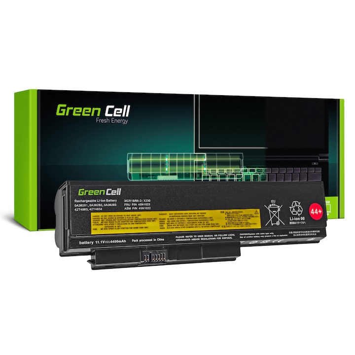 Батерия за лаптоп Green Cell, 42T4861 / 42T4862, За Lenovo ThinkPad X220 / X220i / X220s / X230 / X230i