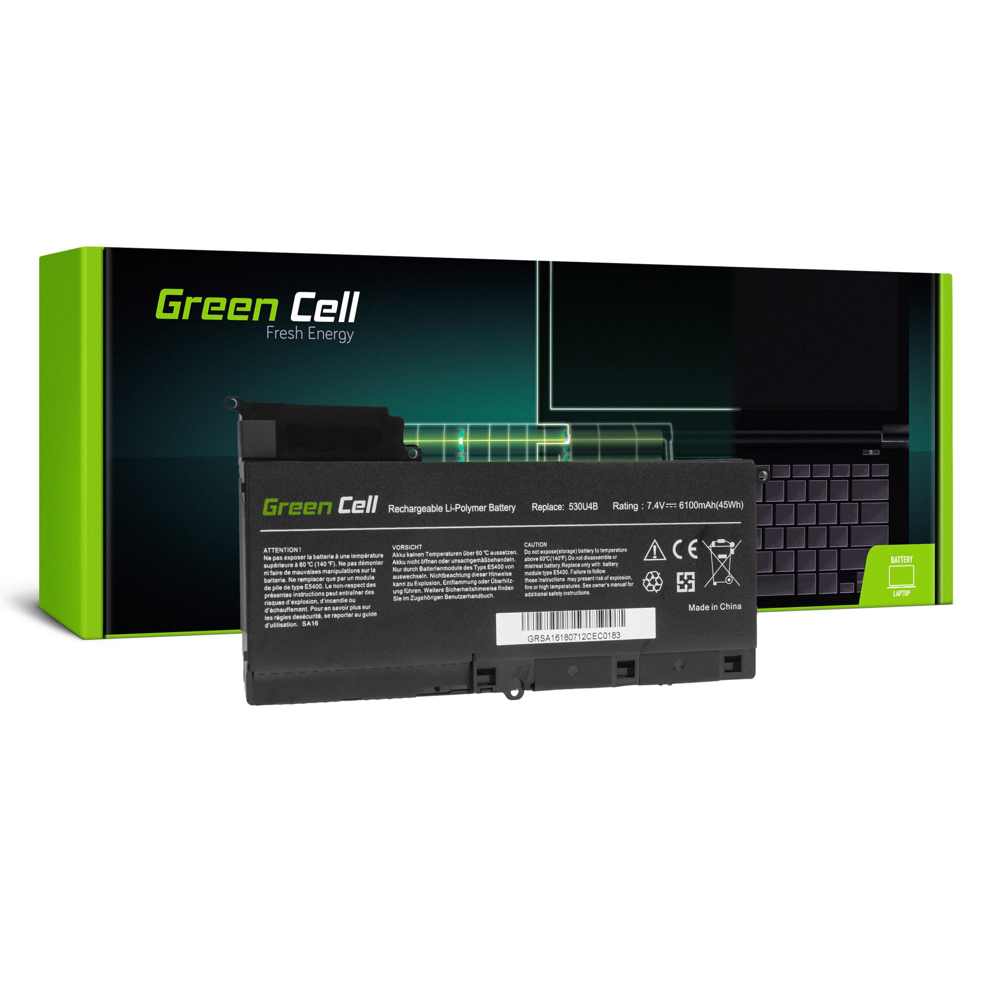 Baterie laptop AA-PBYN8AB pentru Samsung NP530U4B NP530U4C NP535U4C acumulator marca Green Cell