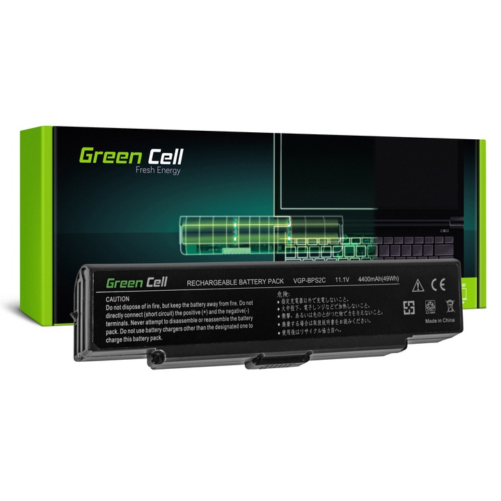 ﻿Baterie laptop VGP-BPS2 VGP-BPS2A VGP-BPS2B pentru Sony Vaio acumulator marca Green Cell