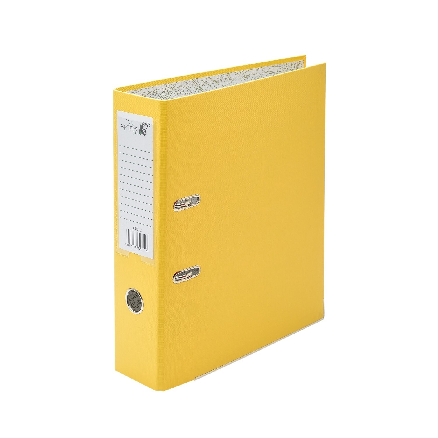 Biblioraft PVC Xprime, A4, 7.5 cm, galben