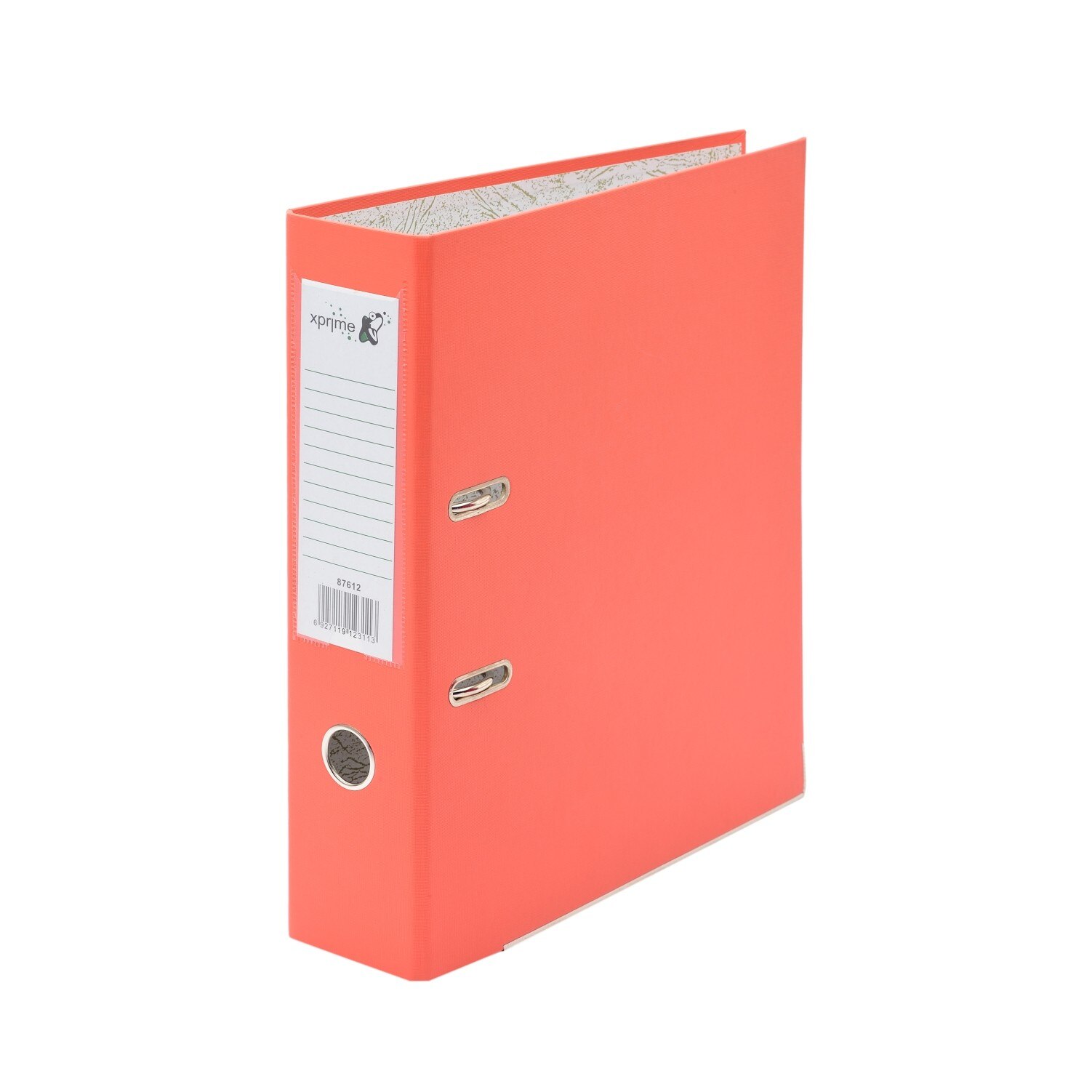 Biblioraft PVC Xprime, A4, 7.5 cm, portocaliu