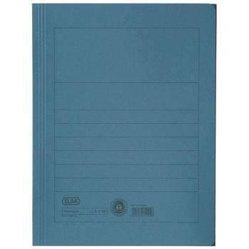 Dosar carton Elba, tip plic, Albastru Dosar carton Elba, tip plic, Albastru