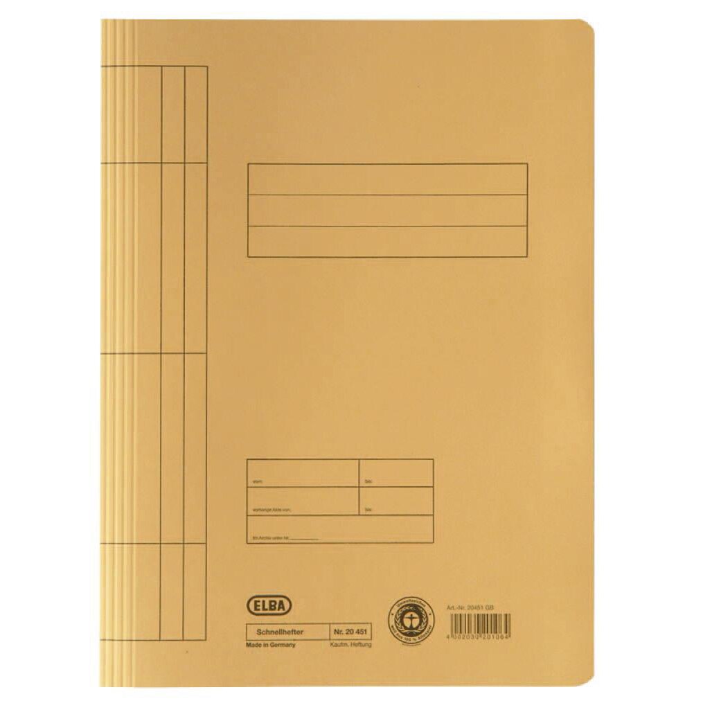 Dosar carton sina Elba, Galben