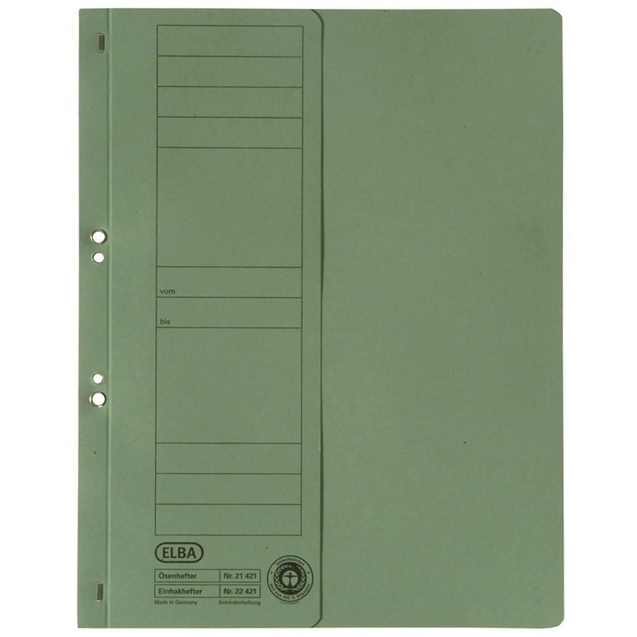 Картонена папка Elba, Зелена