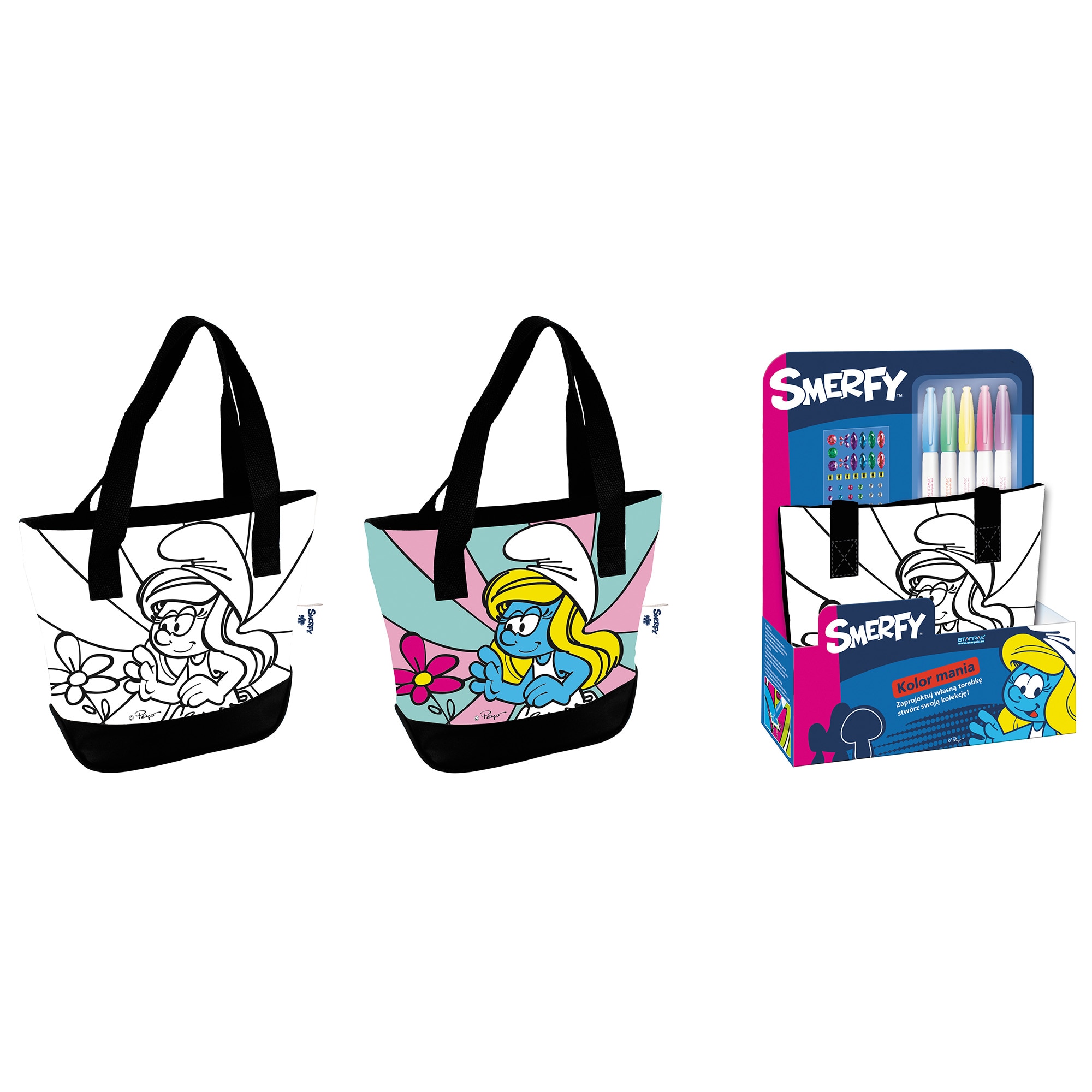 Geanta de umar pentru desen Strumfii