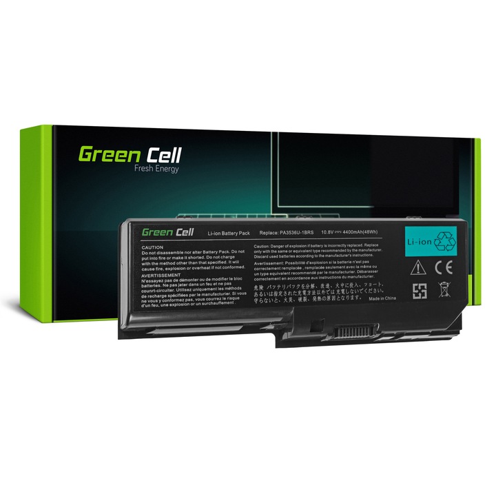 ﻿Baterie laptop PA3536U-1BRS pentru Toshiba Satellite P200 P300 L350 acumulator marca Green Cell
