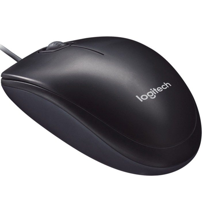 Оптична мишка Logitech M90, USB, Черен