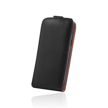 Husa piele iPhone 6 Plus, neagra Husa piele iPhone 6 Plus, neagra
