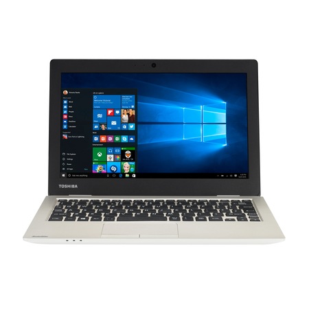 Laptop Toshiba Satellite CL10-C-102 cu procesor Intel® Celeron® Dual Core™ N3050 1.60GHz, Braswell, 11.6", 2GB, 32GB, Intel® HD Graphics, Microsoft Windows 10, Gold