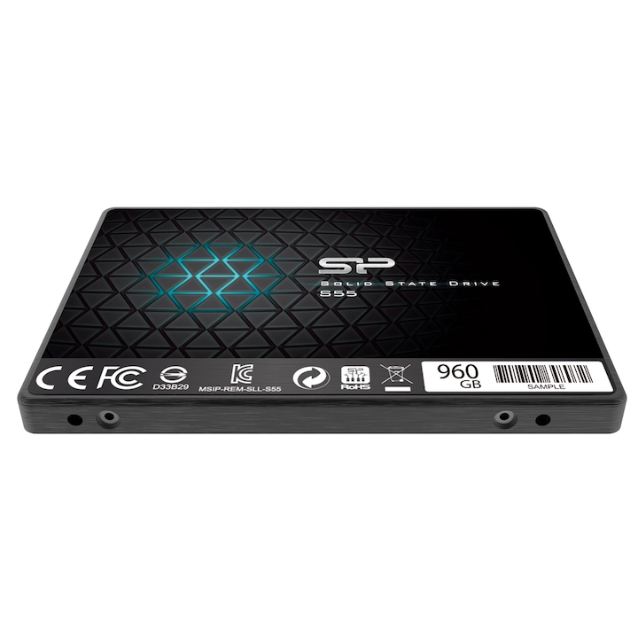 Solid State Drive (SSD) Silicon Power S55, 120GB, 2.5", SATA III