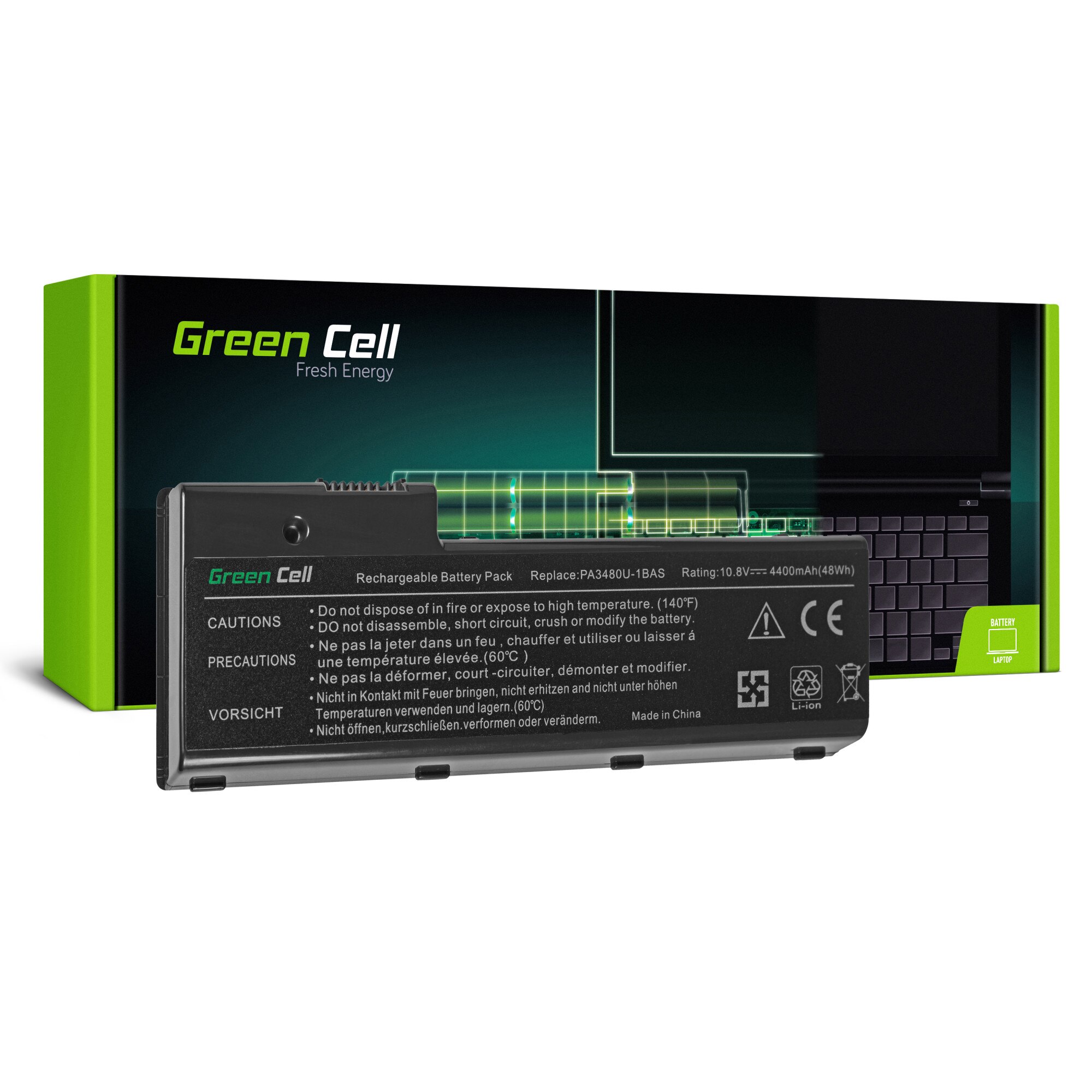 Baterie laptop PA3479U-1BRS pentru Toshiba Satellite P100 P105 acumulator marca Green Cell