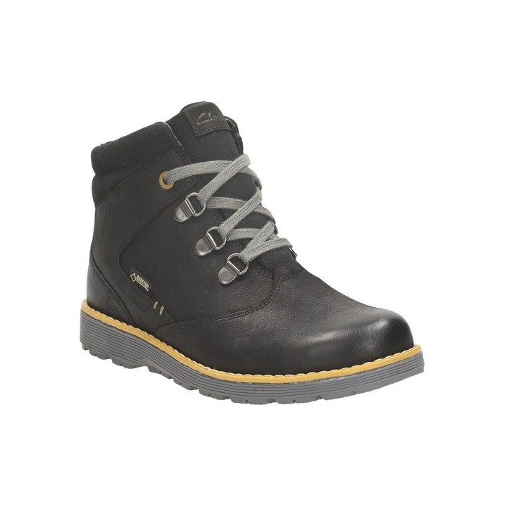 Боти за момче Clarks Day Hi GTX, черни, 30