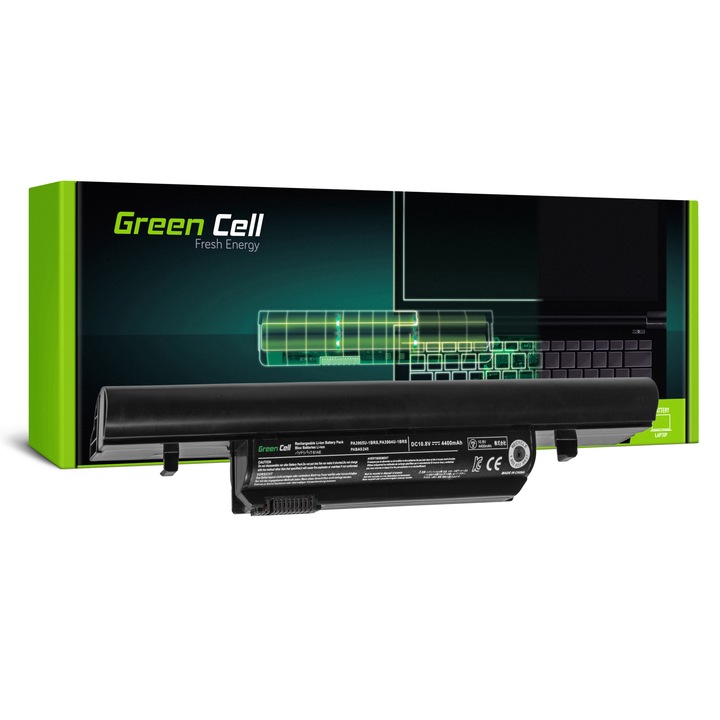 ﻿Baterie laptop PA3904U-1BRS PA3905U-1BRS pentru Toshiba Satellite Pro R850, Tecra R850 R950 acumulator marca Green Cell