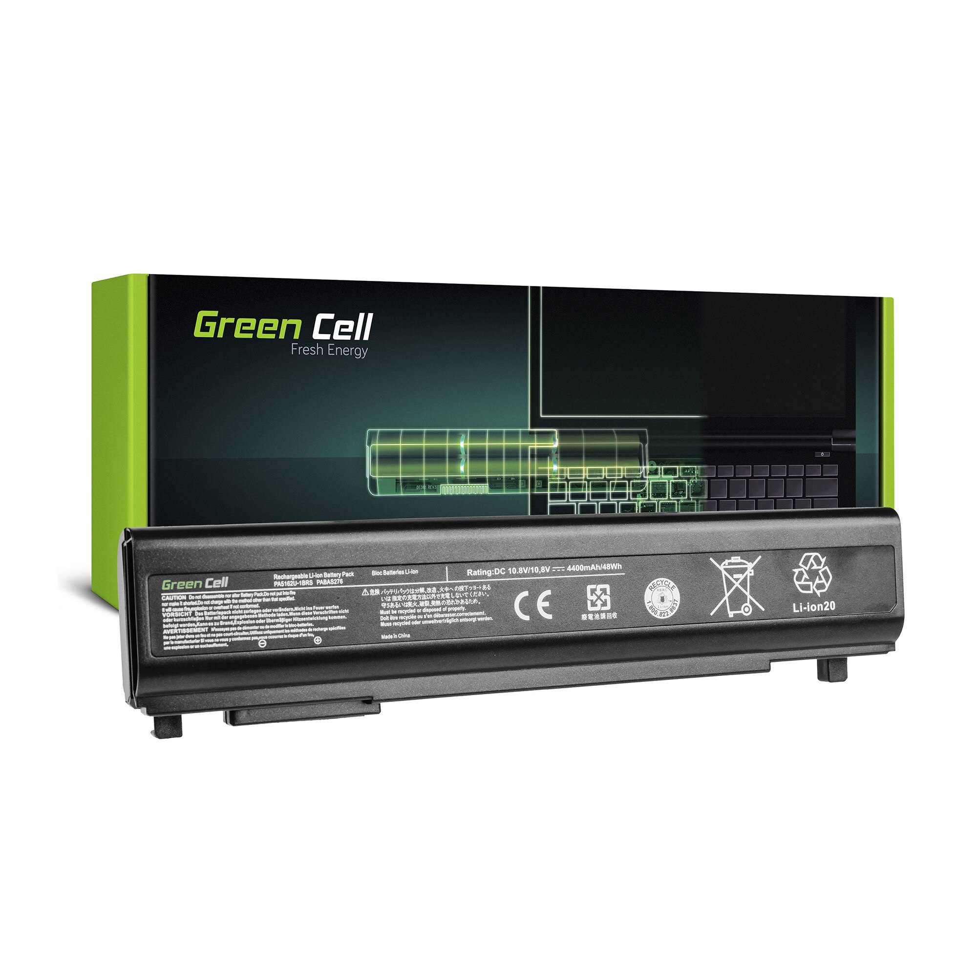 Baterie laptop PA5162U-1BRS pentru Toshiba Portege R30 R30-A R30-A-134 R30-A-14K R30-A-17K R30-A-15D R30-A-1C5 acumulator marca Green Cell