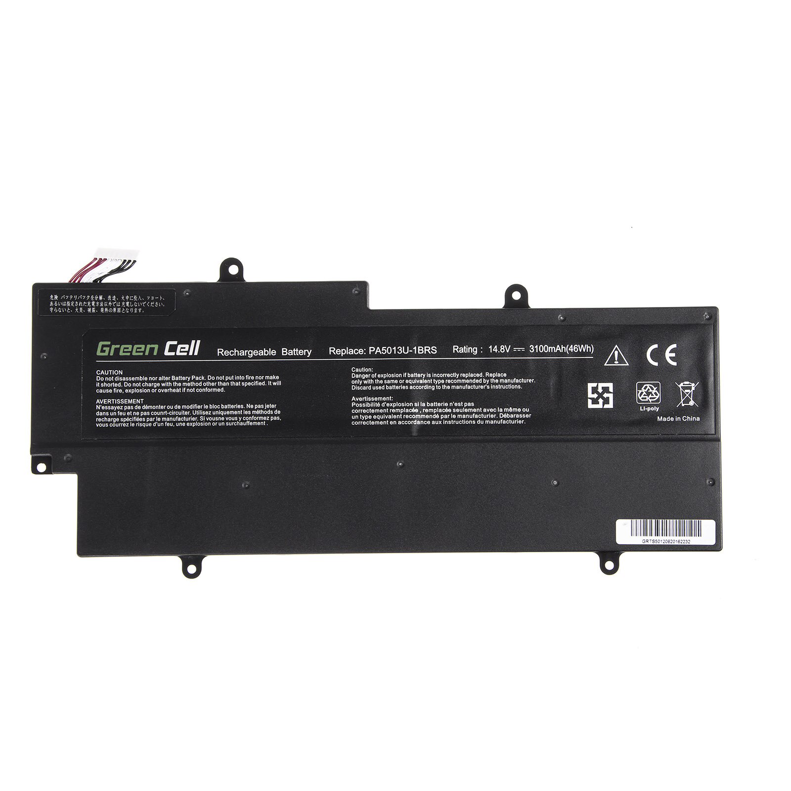 Baterie pentru Toshiba Portege Z835-P370 Z930-102 Z930-110